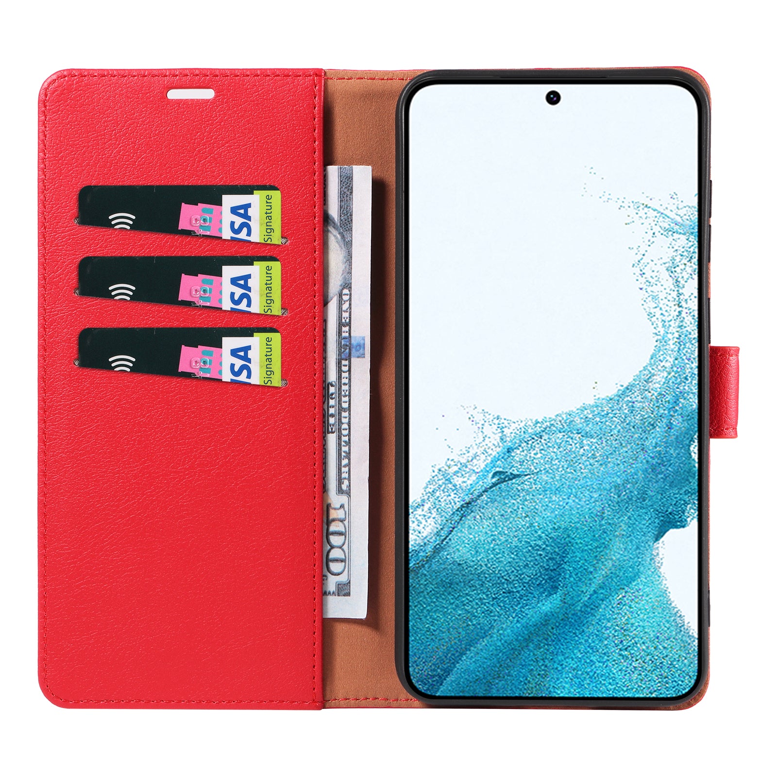 Cell Phone Cover For Samsung Galaxy S22 5G Flip Leather Wallet Case Stand RFID Blocking Phone Shell Cell Phone Cover For Samsung Galaxy S22 5G Flip Leather Wallet Case Stand RFID Blocking Phone Shell